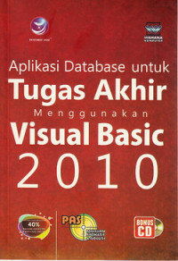 Aplikasi database untuk tugas akhir menggunakan visual basic 2010