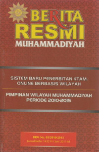 Berita resmi Muhammadiyah : pimpinan wilayah Muhammadiyah periode 2010-2015