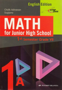 Math for junior high scholl : 1st semester grade VII