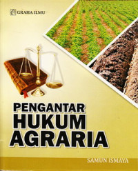 Pengantar hukum agraria