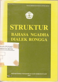 Struktur Bahasa Ngadha Dialek Rongga