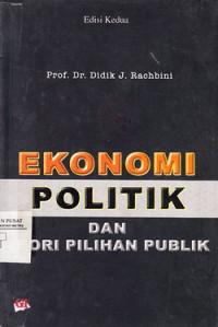 Ekonomi politik dan teori pilihan publik