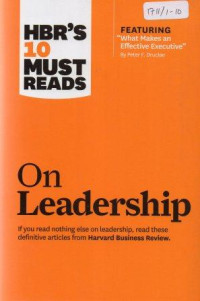 HBR's 10 must reads on leadership