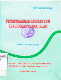 Pengembangan Kurikulum Pendidikan Agama Islam