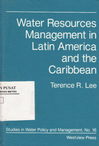 Water Resources Management In Latin America And the Carribbean