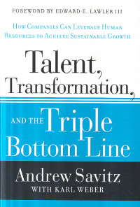 Talent, transformation, and the triple bottom line