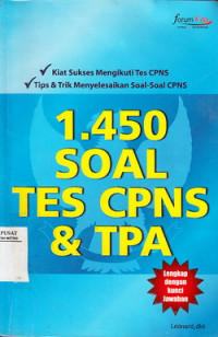 1450 Soal Tes CPNS & TPA