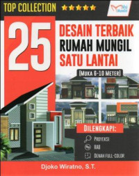 25 desain terbaik rumah mungil satu lantai : (muka 6-10 meter)