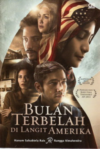 Bulan terbelah di langit Amerika