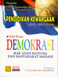 Pendidikan kewarganegaraan (civic education) : demokrasi hak asasi manusia dan masyarakat madani