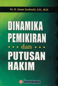 Dinamika pemikiran dan putusan hakim