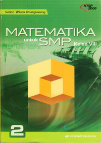 Matemetika SMP : untuk kelas VIII