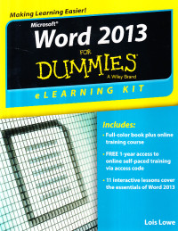 Microsoft word 2013 for dummies