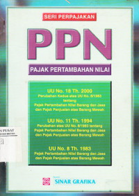 PPN Pajak Pertambahan Nilai