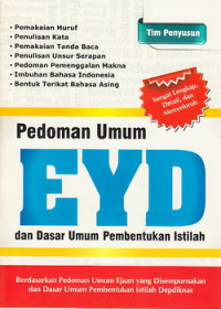 Pedoman umum EYD dan dasar umum pembentukan istilah