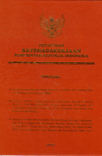 Peraturan Ketenagakerjaan Pemerintah Republik Indonesia