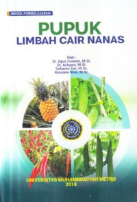 Pupuk limbah cair nanas : modul pembelajaran