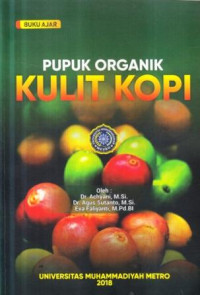 Pupuk organik kulit kopi : buku ajar