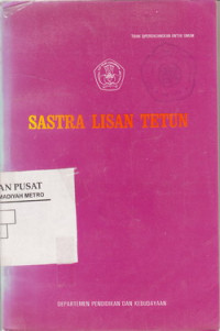 SASTRA LISAN TETUN