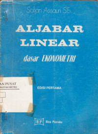 Aljabar Linear Dasar Ekonometri