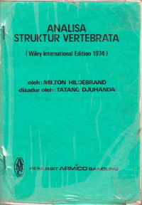ANALISA STRUKTUR VERTEBRATA