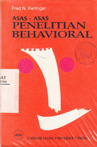 Image of Asas-Asas Penelitian Behavioral