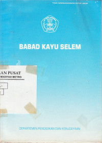 BABAD KAYU SELEM