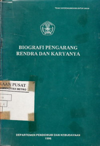 Biografi Pengarang Rendra Dan Karyanya