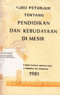 Buku Petunjuk Tentang Pendidikan Dan Kebudayaan Mesir