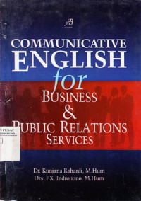 Communicative Englis for Business and Public Relations Services