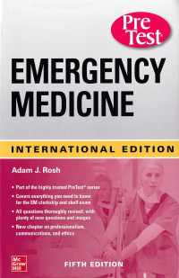 Image of Emergency medicine : pretest self assessment and review
