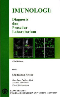 Imunologi : diagnosis dan prosedur laboratorium