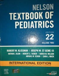 Image of Nelson textbook of pediatrics edition 22 volume two