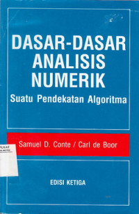 Dasar-dasar analisis numerik : suatu pendekatan algoritma