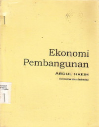 Ekonomi Pembangunan