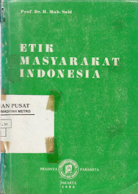 Etik Masyarakat Indonesia