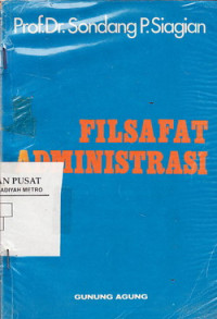 Filsafat Administrasi