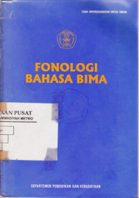 Fonologi Bahasa Bima