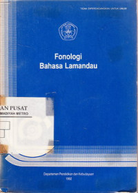 FONOLOGI BAHASA LAMANDAU