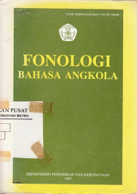 FONOLOGI BAHASA ANGKOLA