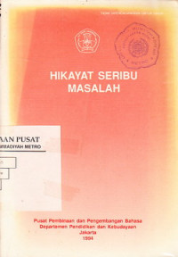 Hikayat seribu masalah