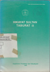 HIKAYAT SULTAN TABURAT II