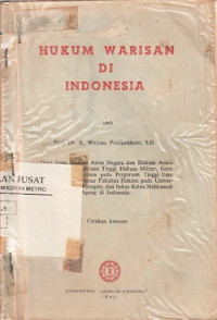 HUKUM WARISAN DI INDONESIA