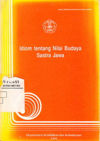 Idiom tentang Nilai Budaya Sastra Jawa