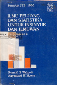 Ilmu peluang dan statistika untuk insinyur dan ilmuwan