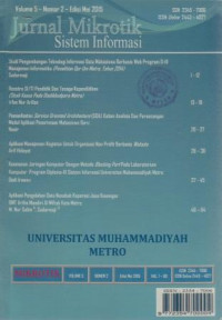 Jurnal mikrotik sistem informasi