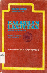 Kalkulus Lanjutan (Versi SI/Metrik)