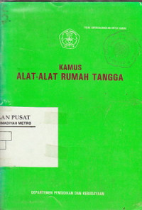 Kamus Alat-alat Rumah Tangga