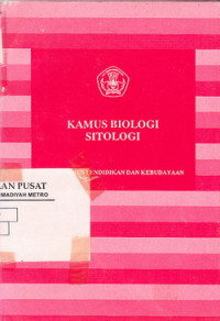 Kamus Biologi, Sitologi