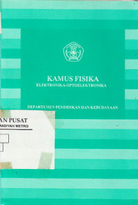 Kamus Fisika : Elektronika - Optoelektronika